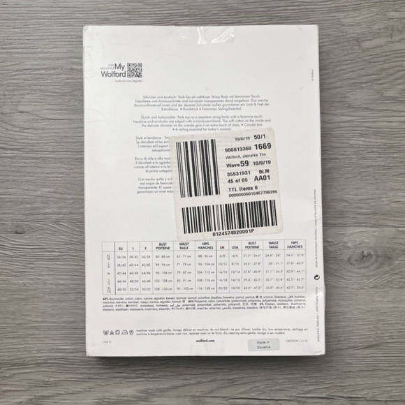 Women Wolford Bodysuit Jamaika String Body Shiny White Size Small - Picture 8 of 10